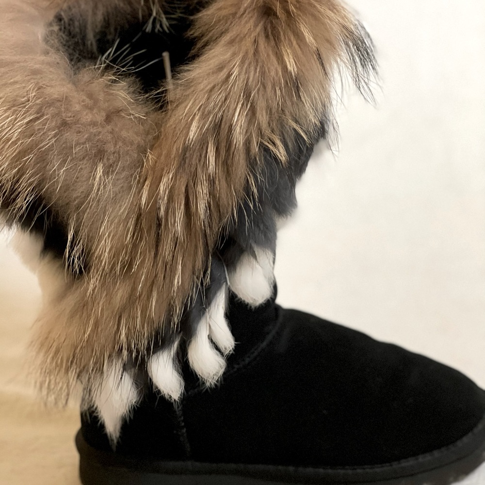 Warm stylish cozy boots